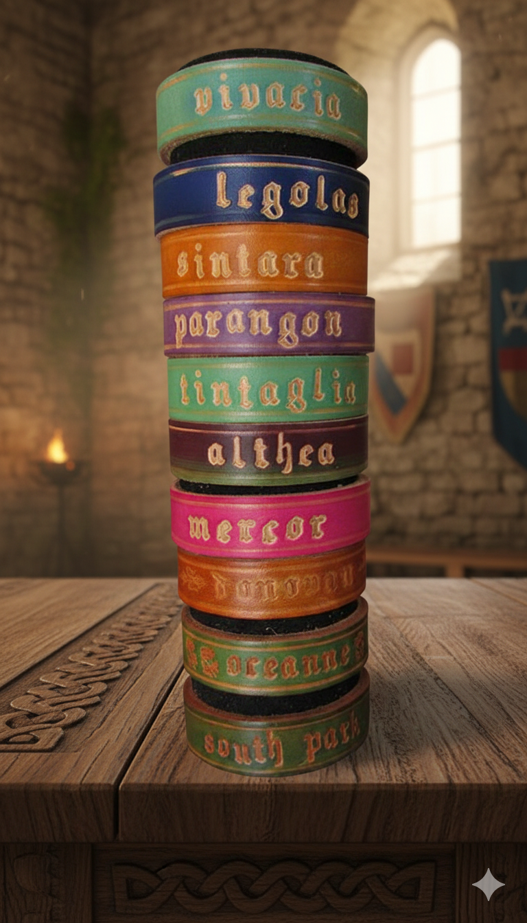 Bracelets en cuir personnalisés